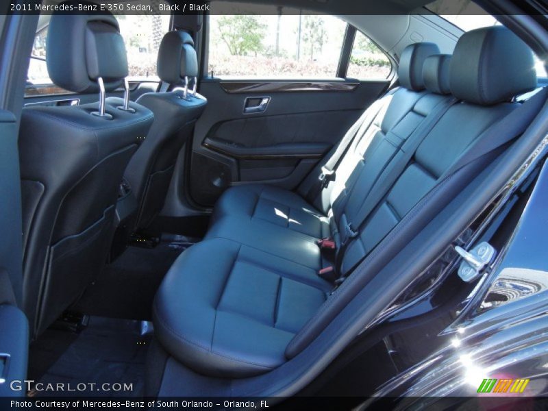 Black / Black 2011 Mercedes-Benz E 350 Sedan