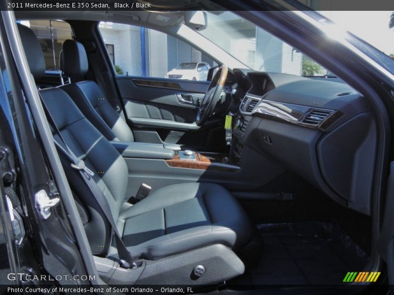 Black / Black 2011 Mercedes-Benz E 350 Sedan