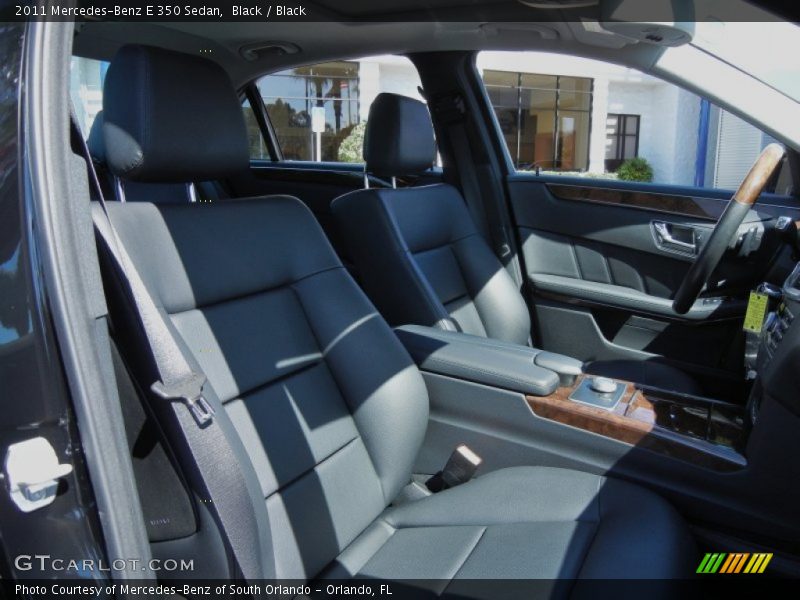 Black / Black 2011 Mercedes-Benz E 350 Sedan
