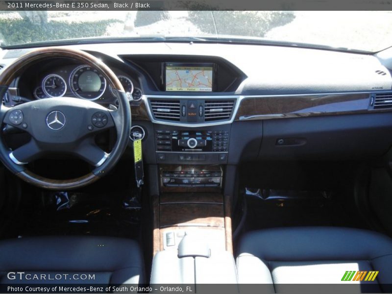 Black / Black 2011 Mercedes-Benz E 350 Sedan