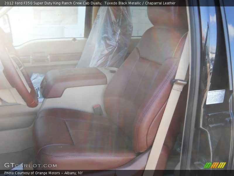 Tuxedo Black Metallic / Chaparral Leather 2012 Ford F350 Super Duty King Ranch Crew Cab Dually
