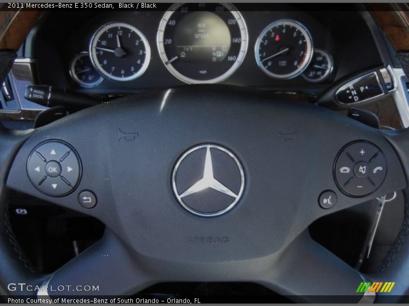 Black / Black 2011 Mercedes-Benz E 350 Sedan