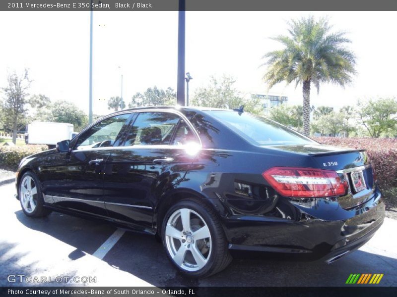 Black / Black 2011 Mercedes-Benz E 350 Sedan