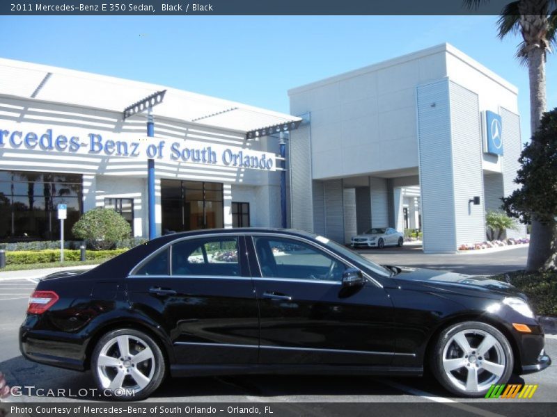 Black / Black 2011 Mercedes-Benz E 350 Sedan