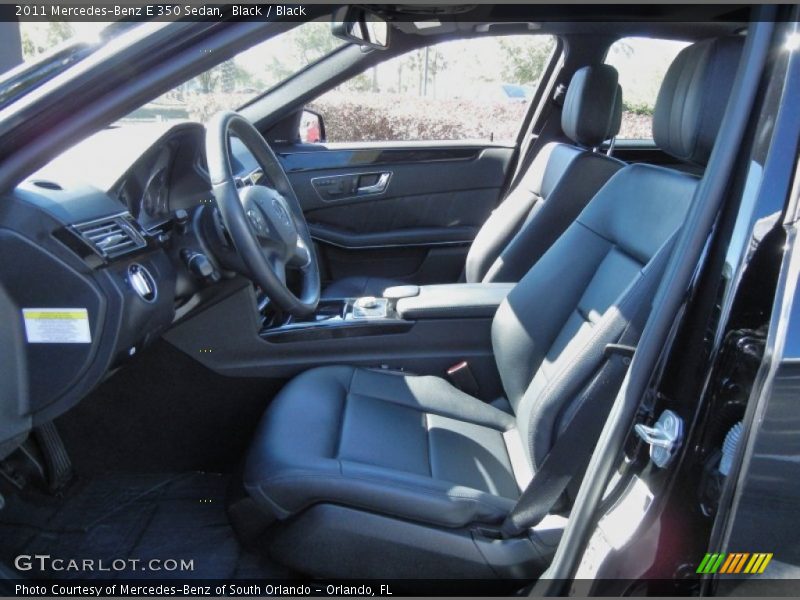 Black / Black 2011 Mercedes-Benz E 350 Sedan