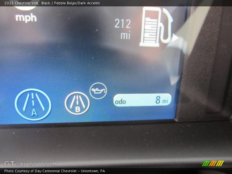 Black / Pebble Beige/Dark Accents 2013 Chevrolet Volt