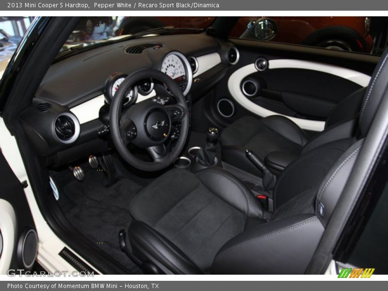  2013 Cooper S Hardtop Recaro Sport Black/Dinamica Interior