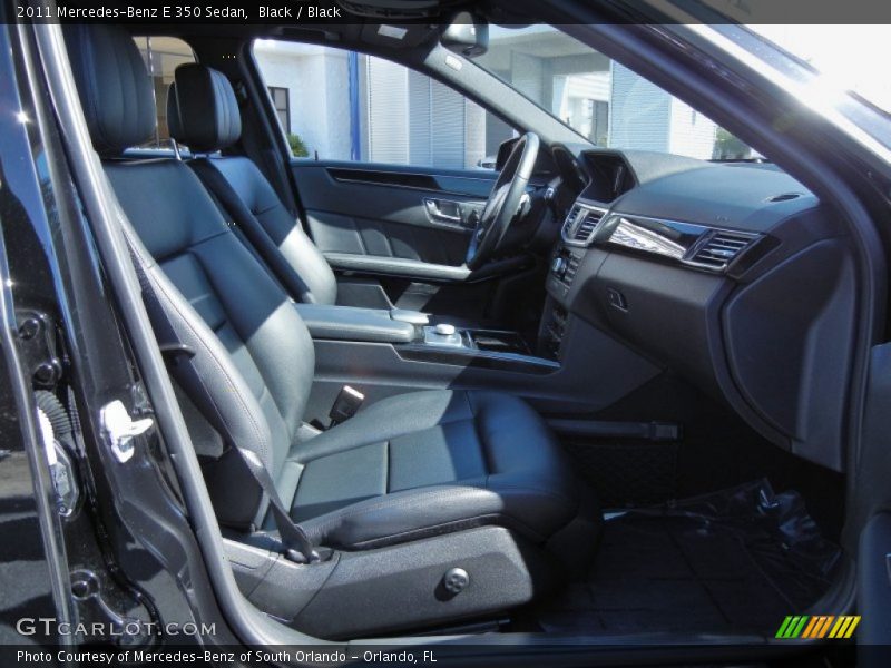 Black / Black 2011 Mercedes-Benz E 350 Sedan