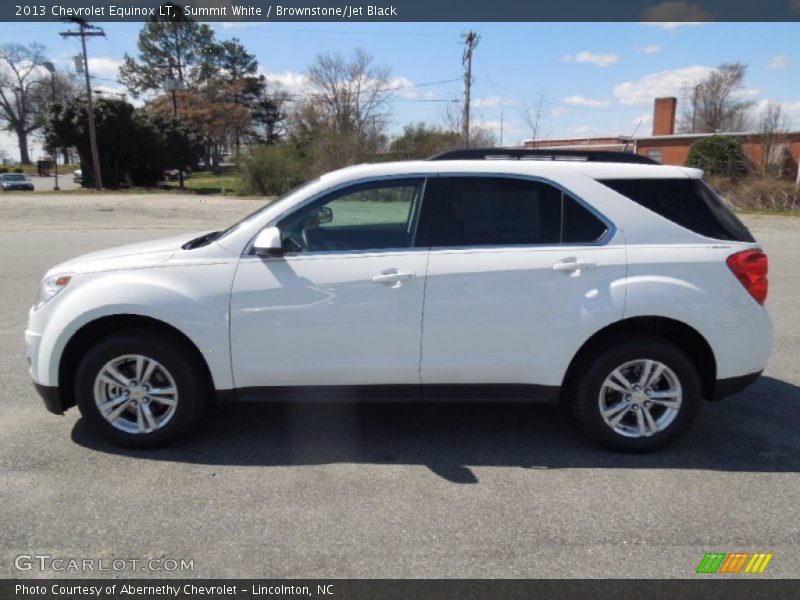 Summit White / Brownstone/Jet Black 2013 Chevrolet Equinox LT