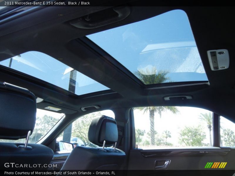 Black / Black 2011 Mercedes-Benz E 350 Sedan
