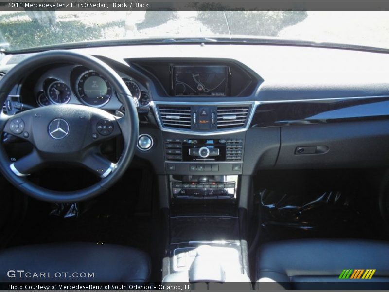Black / Black 2011 Mercedes-Benz E 350 Sedan
