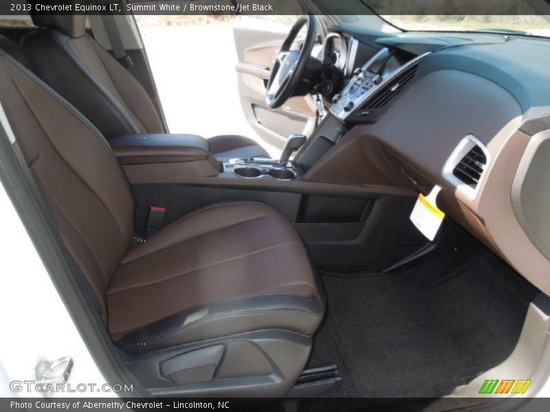 Summit White / Brownstone/Jet Black 2013 Chevrolet Equinox LT