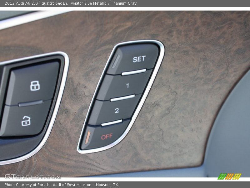 Aviator Blue Metallic / Titanium Gray 2013 Audi A6 2.0T quattro Sedan