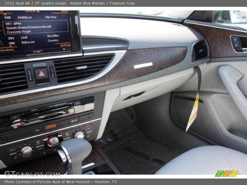 Aviator Blue Metallic / Titanium Gray 2013 Audi A6 2.0T quattro Sedan