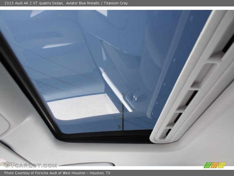 Aviator Blue Metallic / Titanium Gray 2013 Audi A6 2.0T quattro Sedan