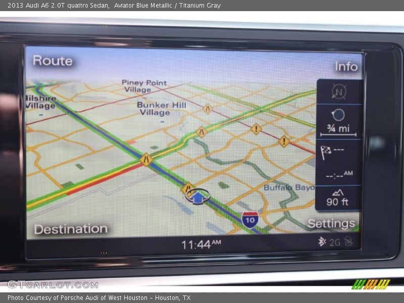 Navigation of 2013 A6 2.0T quattro Sedan