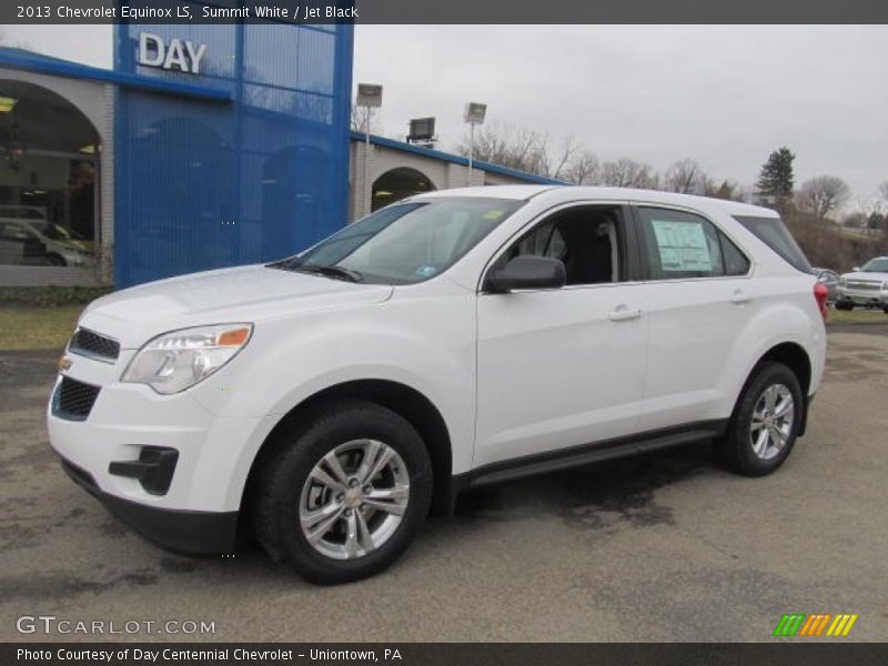 Summit White / Jet Black 2013 Chevrolet Equinox LS