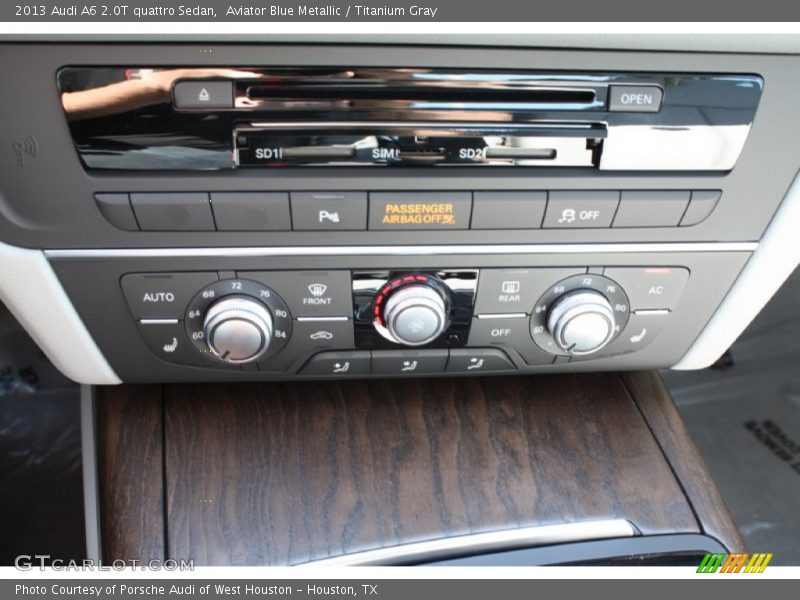 Controls of 2013 A6 2.0T quattro Sedan