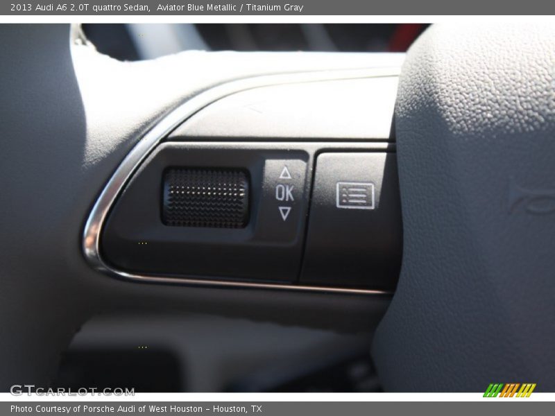 Controls of 2013 A6 2.0T quattro Sedan