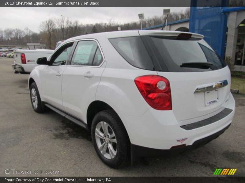 Summit White / Jet Black 2013 Chevrolet Equinox LS