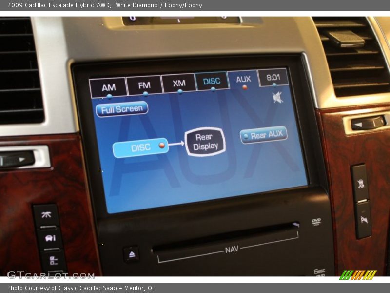 White Diamond / Ebony/Ebony 2009 Cadillac Escalade Hybrid AWD