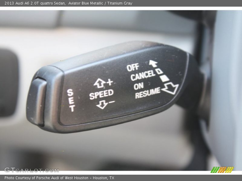 Controls of 2013 A6 2.0T quattro Sedan