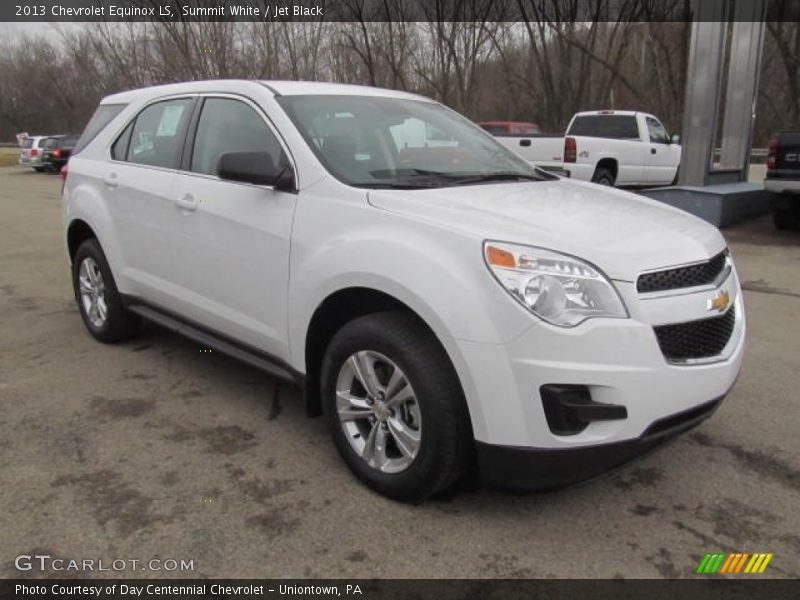 Summit White / Jet Black 2013 Chevrolet Equinox LS