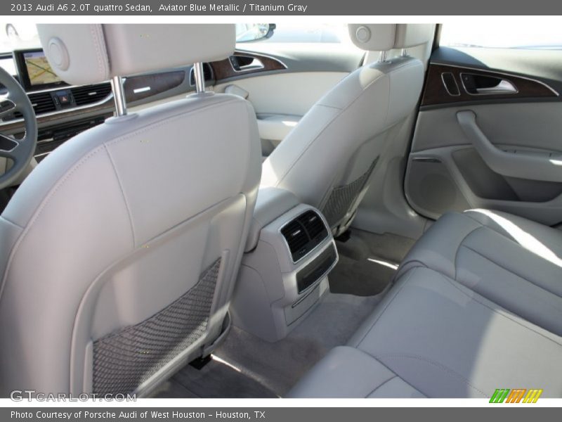 Rear Seat of 2013 A6 2.0T quattro Sedan