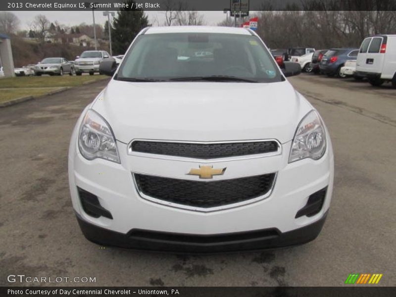Summit White / Jet Black 2013 Chevrolet Equinox LS