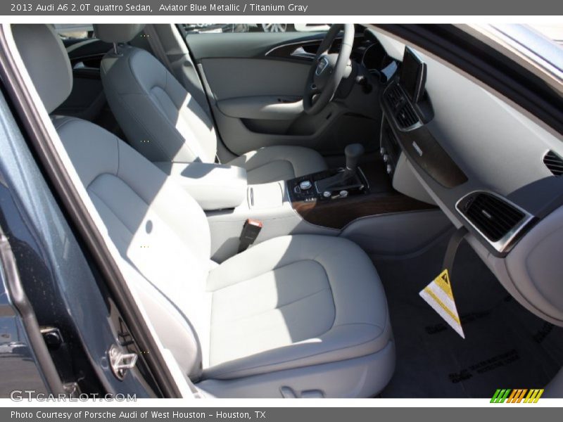 Aviator Blue Metallic / Titanium Gray 2013 Audi A6 2.0T quattro Sedan