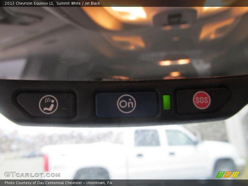 Summit White / Jet Black 2013 Chevrolet Equinox LS
