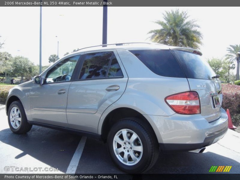 Pewter Metallic / Black 2006 Mercedes-Benz ML 350 4Matic