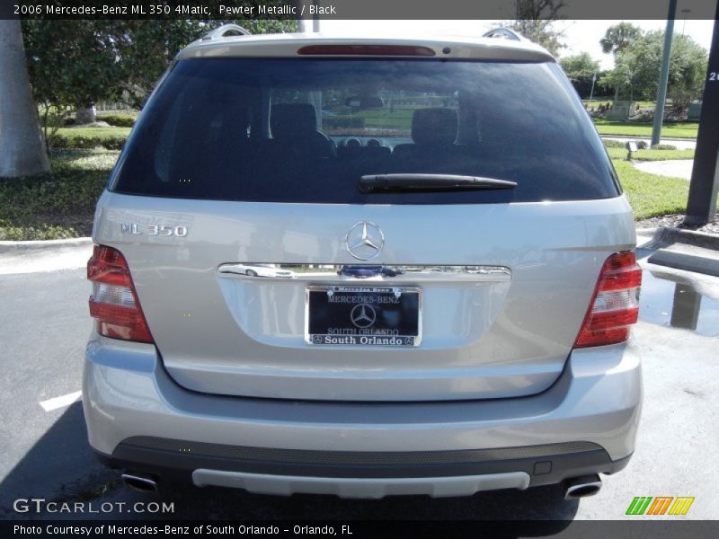 Pewter Metallic / Black 2006 Mercedes-Benz ML 350 4Matic