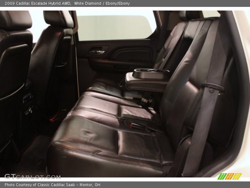 White Diamond / Ebony/Ebony 2009 Cadillac Escalade Hybrid AWD