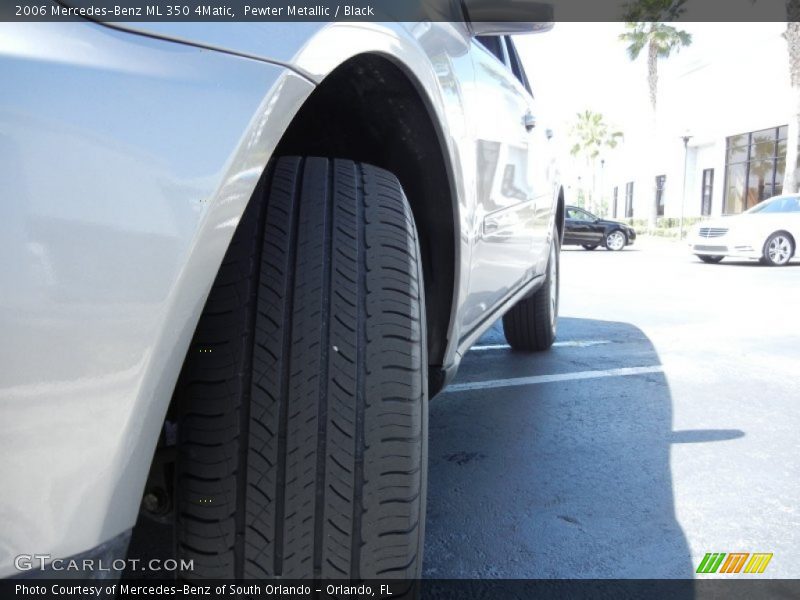 Pewter Metallic / Black 2006 Mercedes-Benz ML 350 4Matic