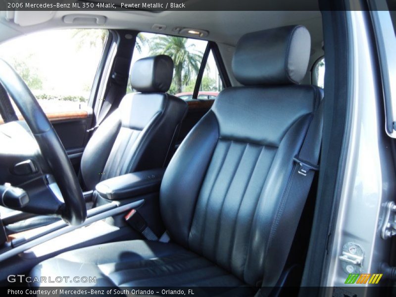 Pewter Metallic / Black 2006 Mercedes-Benz ML 350 4Matic
