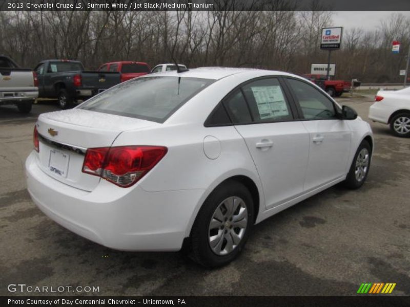 Summit White / Jet Black/Medium Titanium 2013 Chevrolet Cruze LS