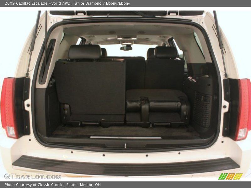 White Diamond / Ebony/Ebony 2009 Cadillac Escalade Hybrid AWD