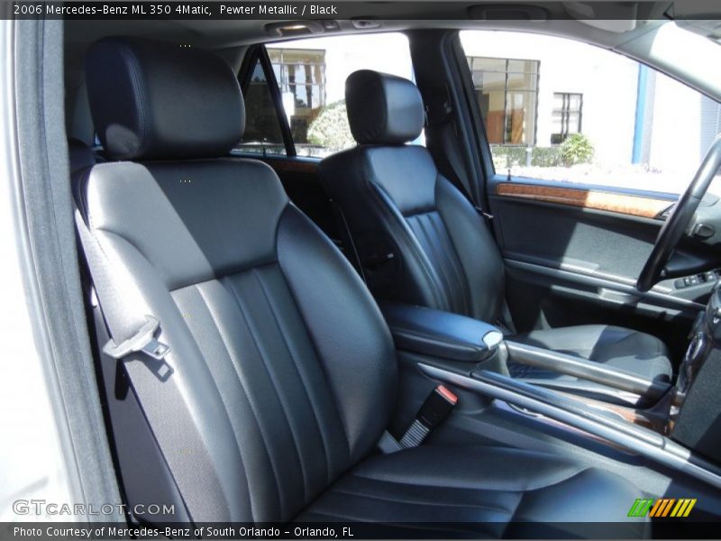 Pewter Metallic / Black 2006 Mercedes-Benz ML 350 4Matic