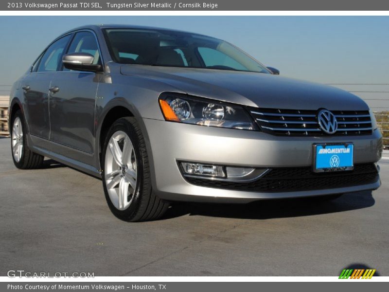 Tungsten Silver Metallic / Cornsilk Beige 2013 Volkswagen Passat TDI SEL
