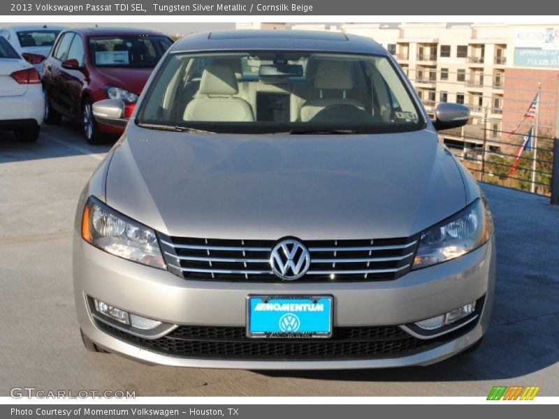 Tungsten Silver Metallic / Cornsilk Beige 2013 Volkswagen Passat TDI SEL