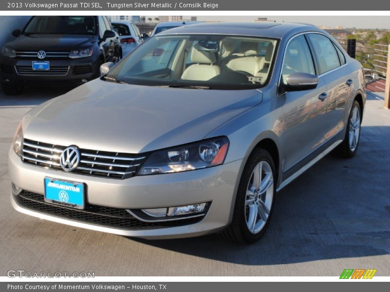 Tungsten Silver Metallic / Cornsilk Beige 2013 Volkswagen Passat TDI SEL