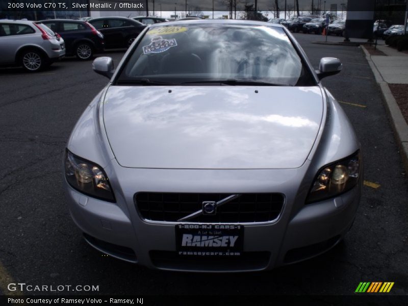 Silver Metallic / Offblack 2008 Volvo C70 T5