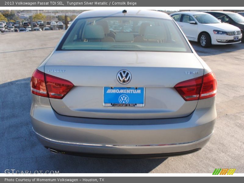 Tungsten Silver Metallic / Cornsilk Beige 2013 Volkswagen Passat TDI SEL