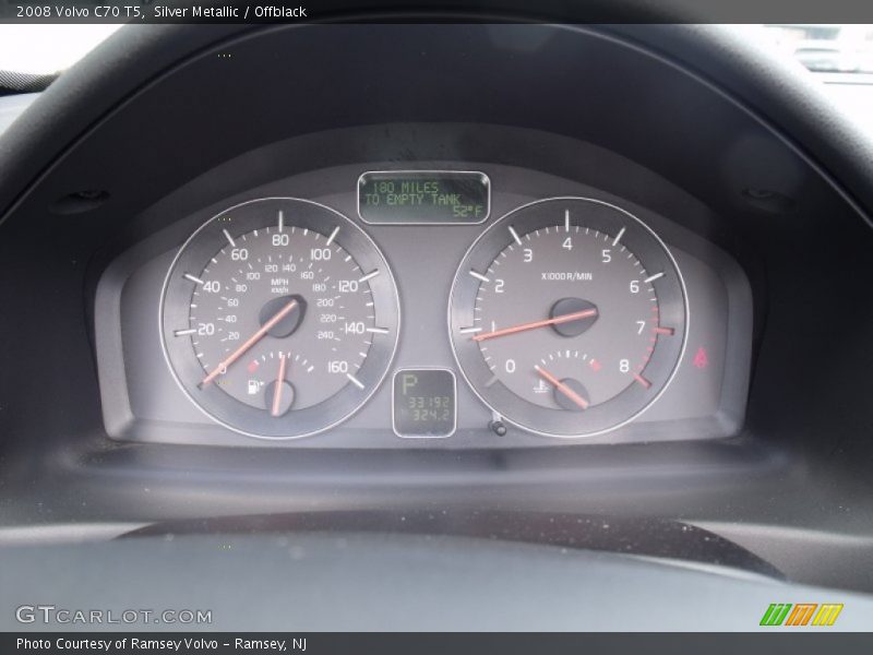 Silver Metallic / Offblack 2008 Volvo C70 T5