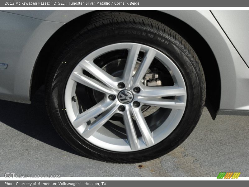 Tungsten Silver Metallic / Cornsilk Beige 2013 Volkswagen Passat TDI SEL