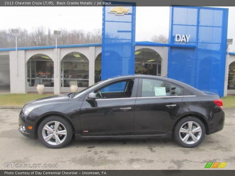 Black Granite Metallic / Jet Black 2013 Chevrolet Cruze LT/RS