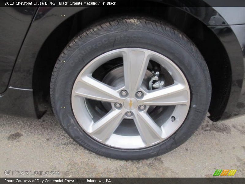 Black Granite Metallic / Jet Black 2013 Chevrolet Cruze LT/RS