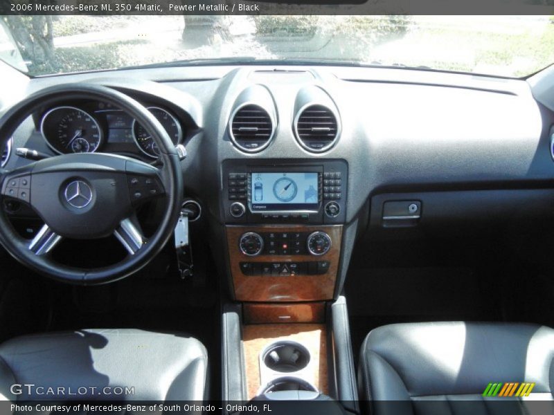 Pewter Metallic / Black 2006 Mercedes-Benz ML 350 4Matic