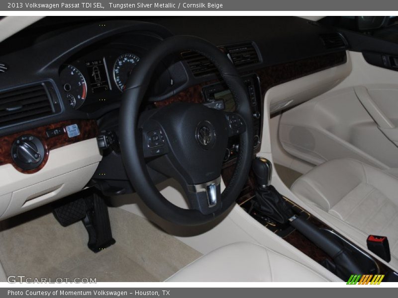 Tungsten Silver Metallic / Cornsilk Beige 2013 Volkswagen Passat TDI SEL
